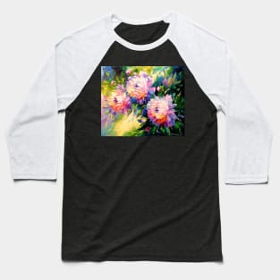 Peonies Baseball T-Shirt